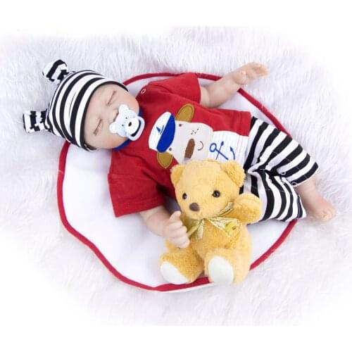 22inch Soft Reborn Silicone Dolls lol reborn-baby collectible Dolls lifelike handmade sleeping baby toddler dolls kids toys