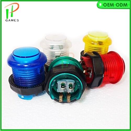 40 Pcs/lot Arcade Push Buttons Built-In 5 V LED Led Illuminated With MicroSwitch