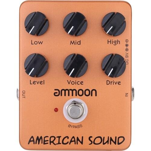 Ammoon AP-13 American Sound Amp Simulator Guitar Effect Pedal True Bypass High Quality Guitar Parts & Accessories