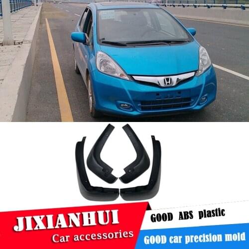 For Honda FIT/JAZZ 2011-2013 Mudflaps Splash Guards Front With the color and rear Mud Flap Mudguards Fender Modified special