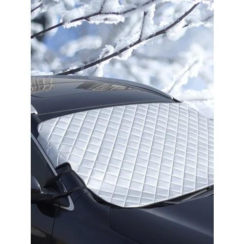 Car Snow Cover Thickened Anti-frost Waterproof Rain Dust Sunshade Frost Windshield Hood Protection Universal Automobiles 2021