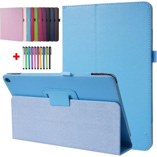 Solid Tablet Funda For Amazon Fire HD 10 Plus Case PU Leather Slim Coque For Fire HD 10 Cover 2021 11th Generation 10.1 " Caqa