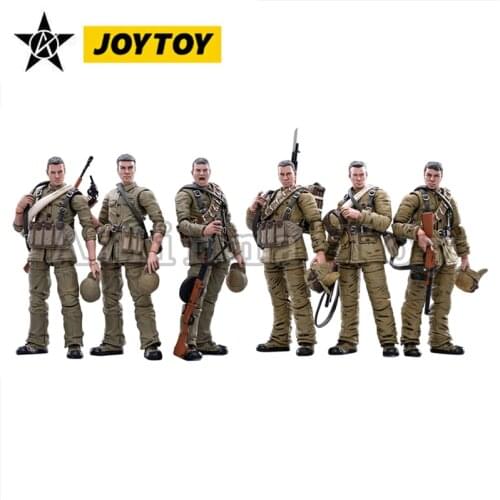 JOYTOY 1/18 Action Figure (6PCS/SET) Chinese People‘s Volunteer Army Anime Collection Military Model Free Shipping