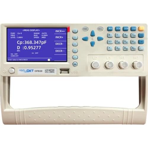 CKT8500/CKT8300/CKT8200/CKT8100 Continuous Frequency RCL Meter ESR Meter
