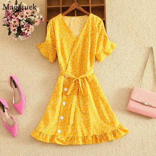 Летние платья в горошек Magesuek China At AliExpress