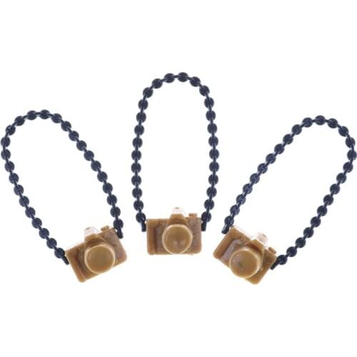 New 3 Pcs/Set New Fashion Doll Accessories Plastic Camera For Babi Doll DIY Camera For BJD Doll For Monster Doll Toys