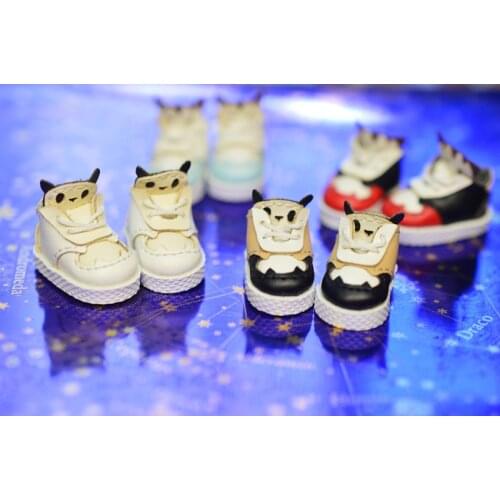 Ob11 doll shoes bjd shoes cowhide copper buckle leather boots for obitsu11,GSC clay,body9,YMY,1 / 12BJD doll Accessories boots