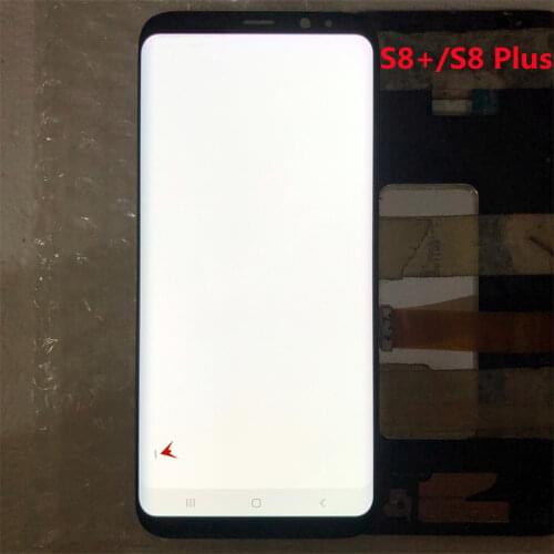 Original For Samsung Galaxy S8+ LCD With Frame Touch Screen S8 Plus G955F G955U Touch Screen Assembly