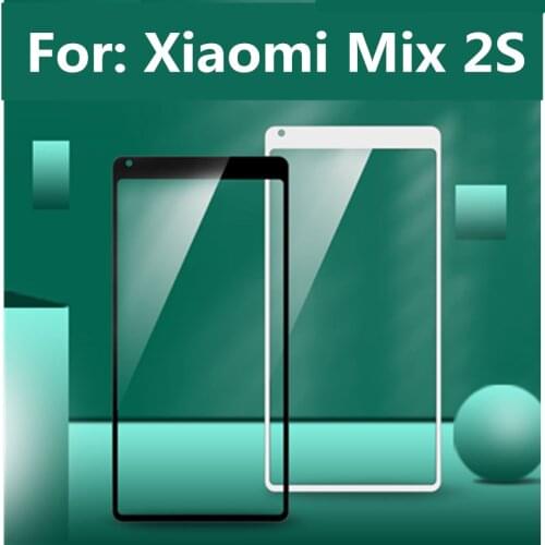 Touch Screen For Xiaomi Mi Mix 2S Display Front Glass Lens 5.99‘’ For Mi Mix2S Replacement Parts Front Glass TouchScreen