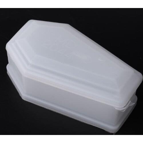 DIY Crystal Epoxy Mold Storage Box Molds Dark Vampire Coffin High Mirror Crafts Making Mould U7ED