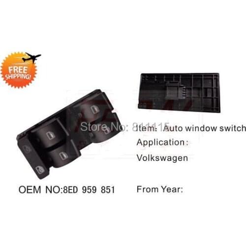 Power Window Regulator 8ED959851 for A4 B6, Window Lifter Switch, Master Switch Control Button, Free Shipping