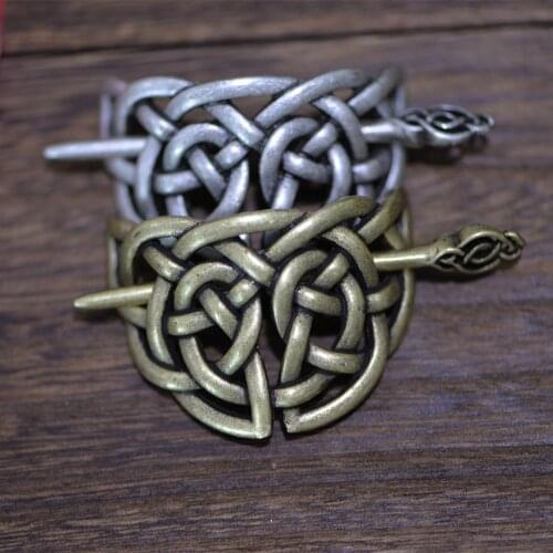 Langhong 1PCS Cletics Hairpin Viking Hairpin Hair Jewelry For Women