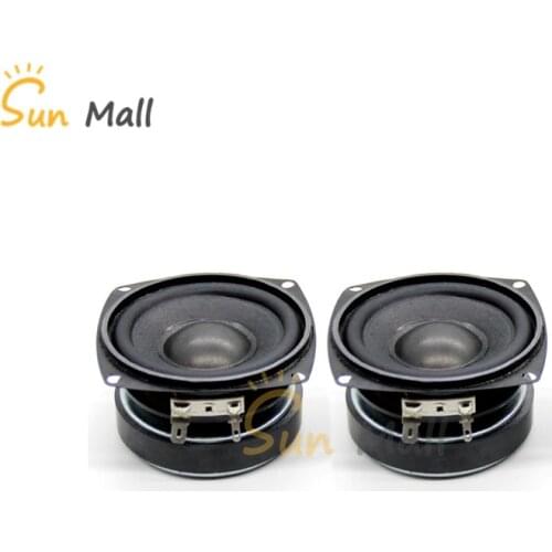 2PCS 78mm 3 inch magnetic speaker 8 Ohm 30W bass multimedia speaker small speaker 30W speaker with fixing hole