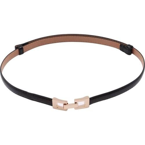 3 Color Women Black White Waist Band Thin Elastic Waist Belt Dress Apparel Accessories