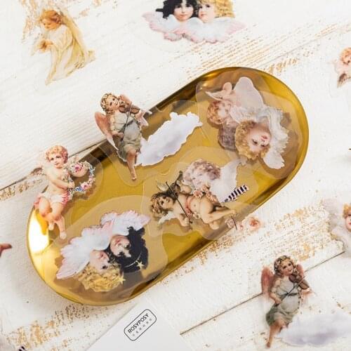 Mohamm 40Pcs Large Collection Series Stickers Decoration Scrapbooking Paper Creative Stationary School Supplies Sticker