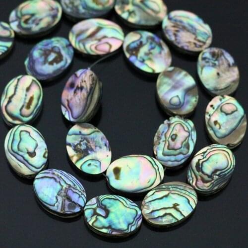 5 style rainbow blue natural abalone shell oval heart square coin shape peacock beauty diy loose beads jewelry findings 16"B1161