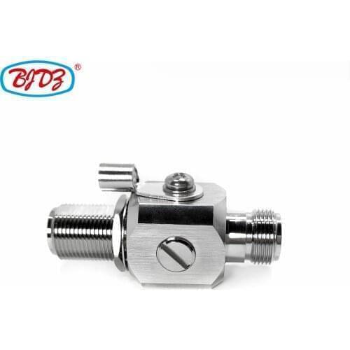 Free Shipping 1PC 0-3G N Female/Jack to N Female/Jack Bulkhead RF Surge Arrester Protector Suppressor Lightning Protection