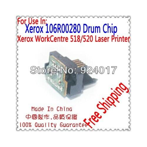 For Xerox WorkCentre WC 518 520 315 320 Pro 415 420 Printer Toner Chip,For Xerox 106R00280 106R00584 Refill Toner Cartridge Chip