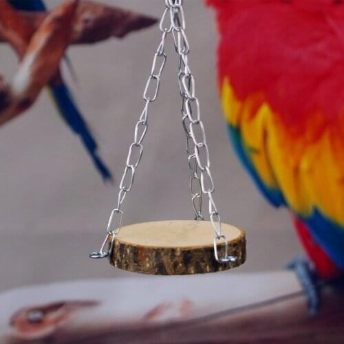 Wooden Hamster Swing Playing Board Hanging Swing Squirrel Springboard Hamster Playing Chewing Toys Small Animals Hammock