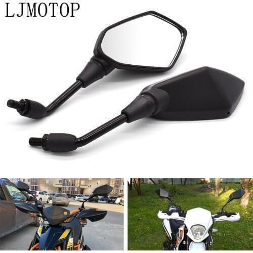 For Suzuki DL650 GSR 600 750 GSX S750 R600 R750 SFV SV 650 Universal 10mm Motorcycle Rearview Mirrors Scooter Moto Side Mirrors