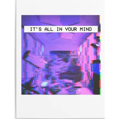 Home Decor Canvas Pictures Vaporwave Style Wall Artwork Paintings Prints Emotional Dream Poster Modular Living Room No Framework