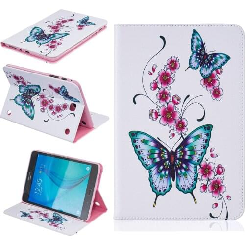 For Samsung Galaxy Tab A T580 T585 SM-T580 T585N Flip Stand PU Leather Cover Case For Samsung Tab T280 T377 T350 T550 T560 T815