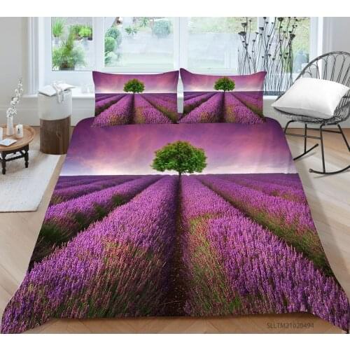 Hot Style Soft Bedding Set 3d Digital Flowers Printing 2/3pcs Duvet Cover Set Single Twin Double Full Queen King Bedclothes