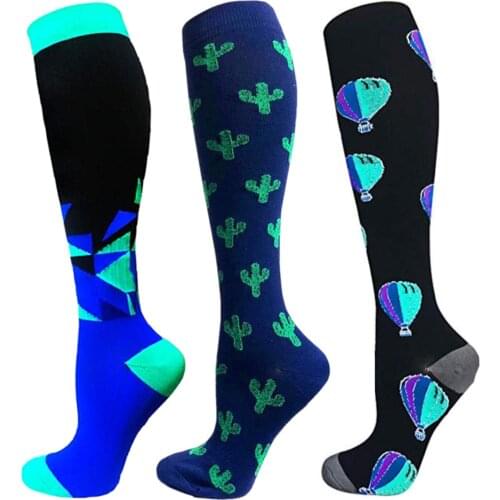 Compression Socks Hiking Travel Flight Socks Women Men Stockings 15-30mmhg Best Medical Nursing Running Fitness Socks