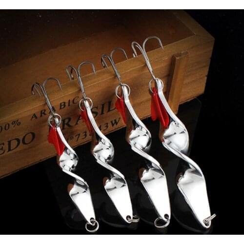 Metal Spoon Lure Fishing Lure Hard Lure Spinner Spoon Baits For Trout Pike Pesca Peche Tackle