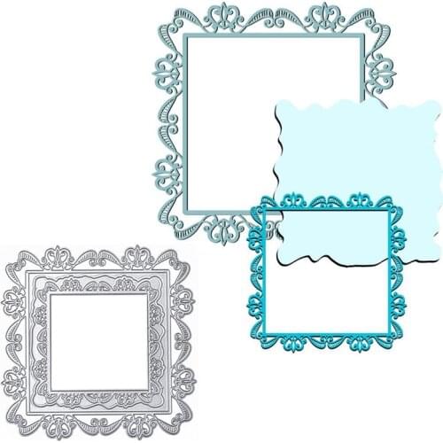 YaMinSanNiO Frame Dies Lace Border Metal Cutting Dies Scrapbooking Card Making Embossing Stencil Die Cut 2019 Craft Dies Decor