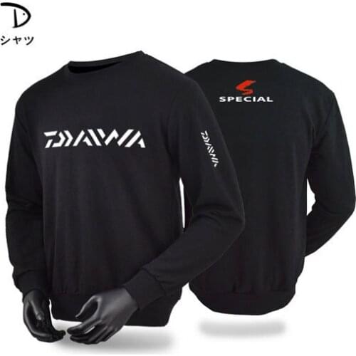 2020 New Men Fishing Clothing Long Sleeve Outdooe Breathable DAIWA T Shirts Plus Size Cotton Fishing Clothes Sports Cashmere Tee