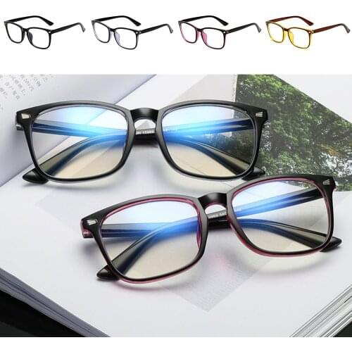 2020 NEW Fashion Women Men Transparent Computer Glasses Spectacle Frame Anti Blue Ray Clear Lens Eyeglasses