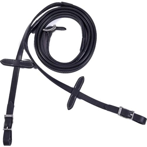 New Cowhide single rein water reins horse equip horse reins non-slip leather reins harness supplies 2 colors