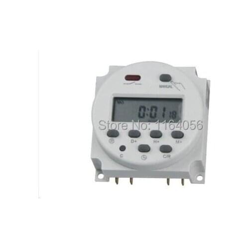 12 Volt 16 Amp LCD Digital Display Programmable Timer Switch for Light