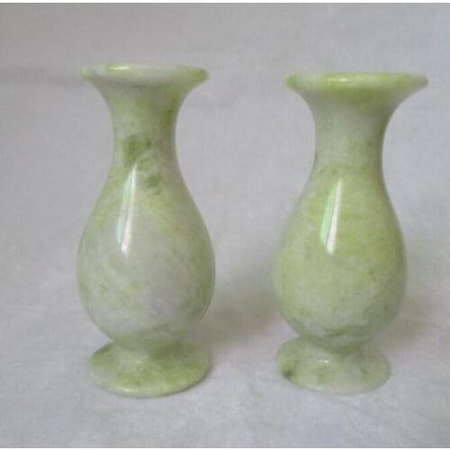 Rare Chinese handcarved Natural jade/stone vase/home decor tabletop Vases