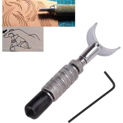 Revolve Leather Adjustable Swivel Craft Graver DIY Handmade Leather Tools Rotating Carving Knife With Blade