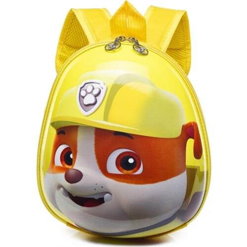 Paw Patrol Eggshell School Bag Kindergarten 3-8 Year Old Puppy Toy Bag Baby Cartoon Cute Mini Children Backpack
