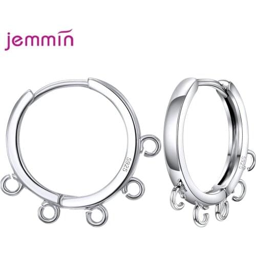 Hot Selling Genuine 925 Sterling Silver Earring Findings For DIY Multiple Models Option High Quality Jewelry Components