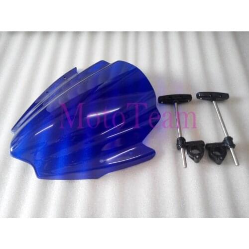 Now Universal Motorcycle Windshield Windscreen With 7/8" Or 1" Handlebar For Kawasaki Z125 Z650 Z900 Z1000 Z 125 650 900 1000