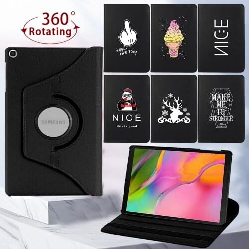 360 Rotating Tablet Case for Samsung Galaxy Tab A7/Tab S6 Lite P610/Tab A 10.1 T510/T515 Cover Case + Stylus