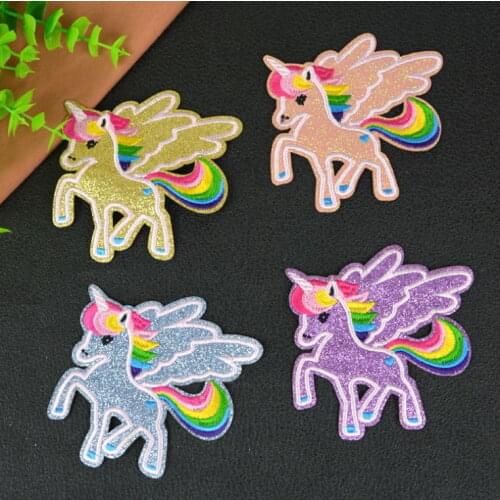 1 pcs Badges Embroidered Iron On Patches Clothing Accessories Bag Hat shoe Repair Appliques Phone Decor Diy