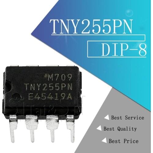 10PCS TNY255PN DIP8 TNY255P DIP TNY255 DIP-8 255PN new and original IC