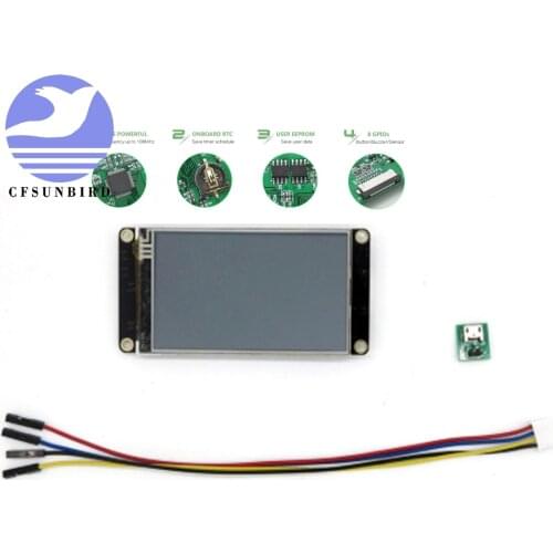 2.8" Nextion Enhanced HMI Intelligent Smart USART UART Serial Touch TFT LCD Module Display Panel Kits Raspberry Pi NX3224K028
