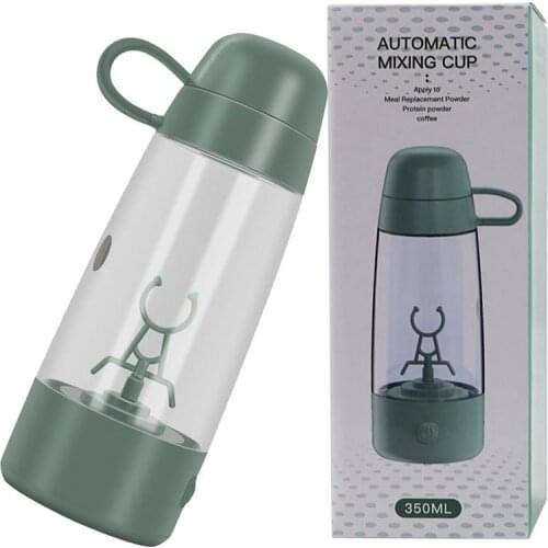 350ml Shake Cup Milkshake Sports Bottle Outdoor Fitness Water Cup Powder Mixing Cup Electric Mixing Cup Body Exercise Bottle