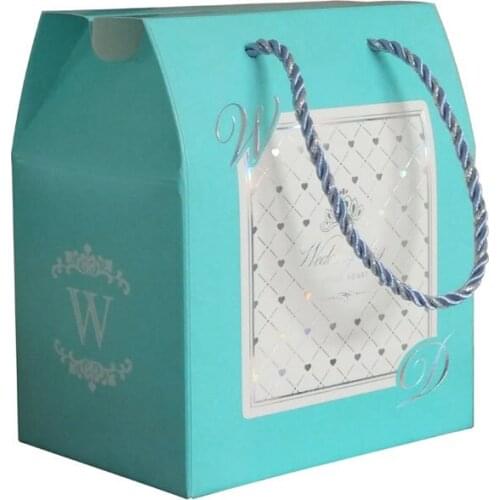 50pcs Wedding Cake Boxes 2018 Fashion First Communion Wedding Marriage Gift Box Candy Boite A Dragees Pour Les Mariages Dragees