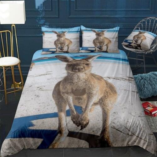Australia Quilt Cover Pillowcase 3Piece Comforter Bedding Set With Pillow Case Single Double Duvet Cover Home Decora