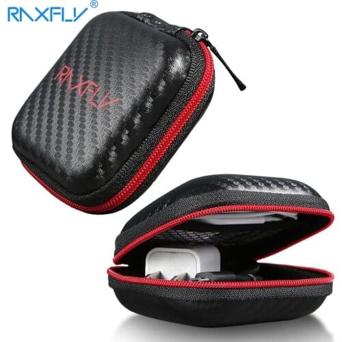 RAXFLY Earphone Case Hard Headphone Wireless Bluetooth Earphone Bag For Apple Earpods Ear Pads Accessories For Earpods
