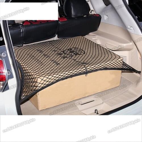 Lsrtw2017 nylon car trunk luggage storage net roof luggage net for jeep wrangler JK JL 2007-2019 car stying