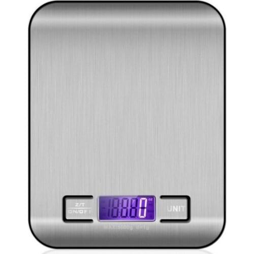 10kG Electronics Kitchen Scale Stainless Steel Food Scale LCD Digital High Precision Home Kitchen Cooking Food Measuring Tools