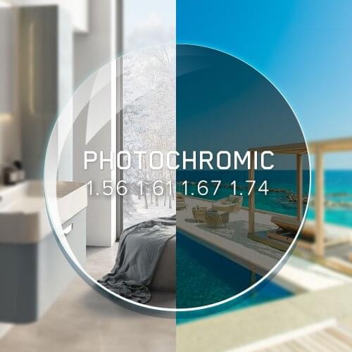 Photochromic Prescription Lens Optical Myopia Glasses Lenses Hyperopia Presbyopia CR-39 Resin 1.56 1.61 1.67 1.74 Aspheric Lens